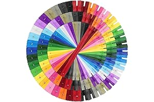 120-Piece Zipper Bulk for All Your Sewing Needs: Top-Notch Durability and Versatility