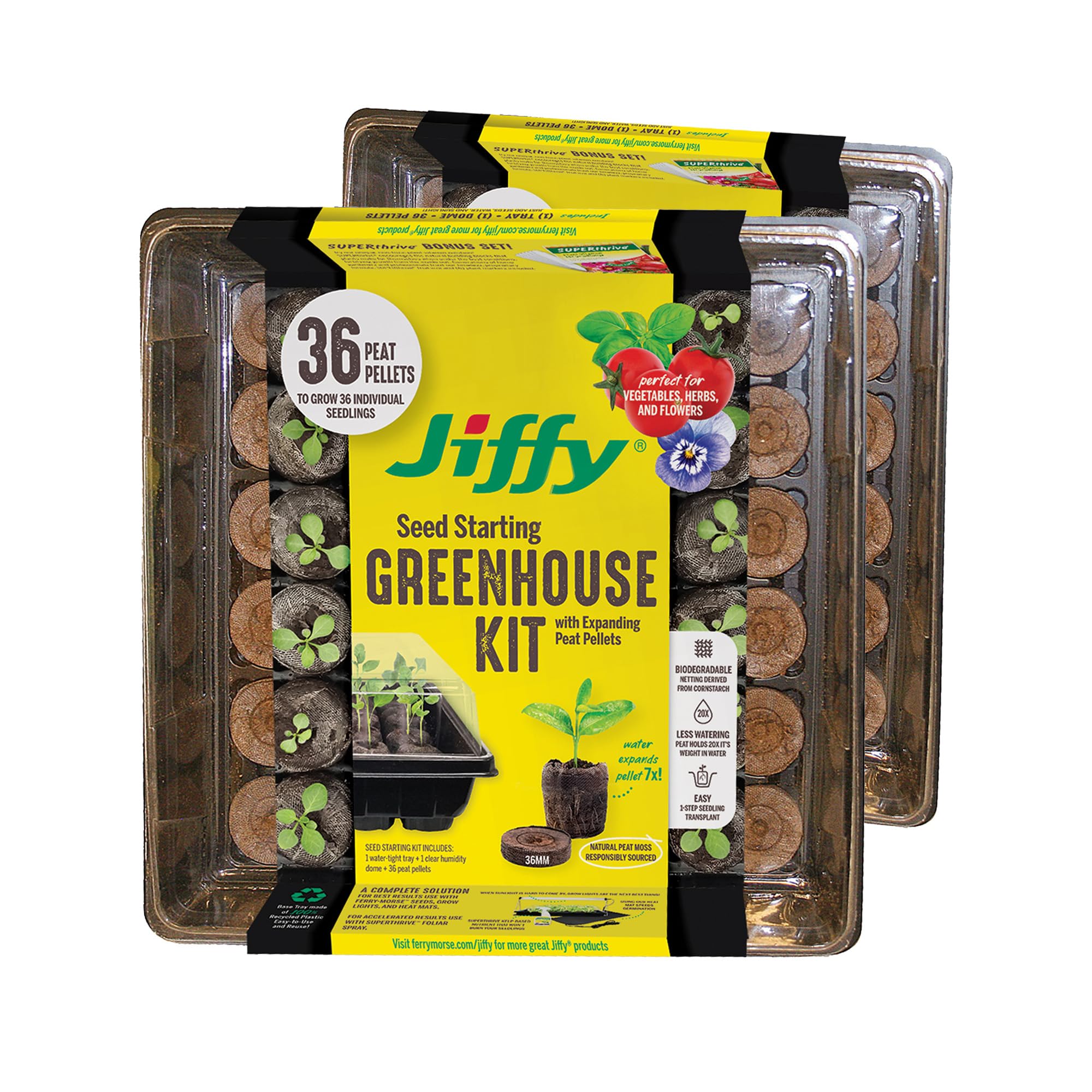 Jiffy Seed Starting Tray Kit