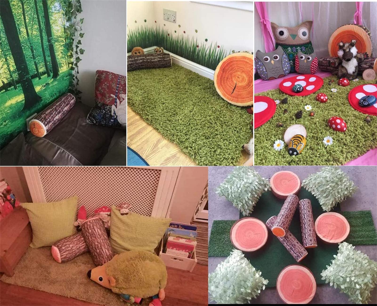 Amazon | Echana 枕クッション 切り株 モデリング 抱き枕 ソフトチェア