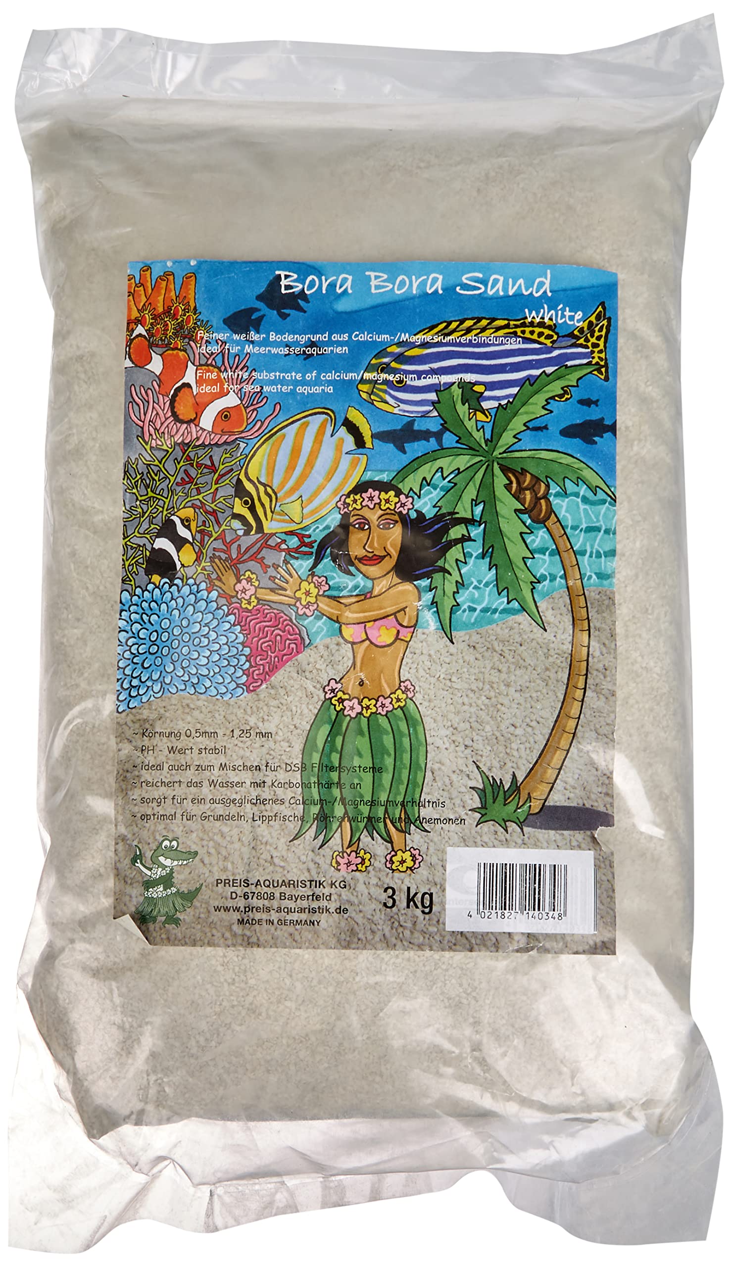 Preis-Aquaristik Bora - Arena Blanca para Fondos de acuarios de Agua de mar