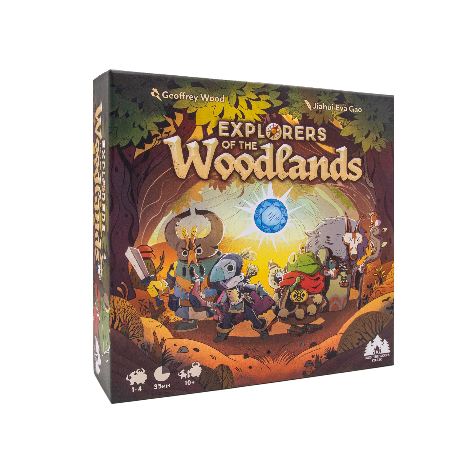 Giga Mech Games Explorers of The Woodlands - One to Four Heroes Explore a Mystical Forest and Try to Defeat The Evil Lurking in! (14+)