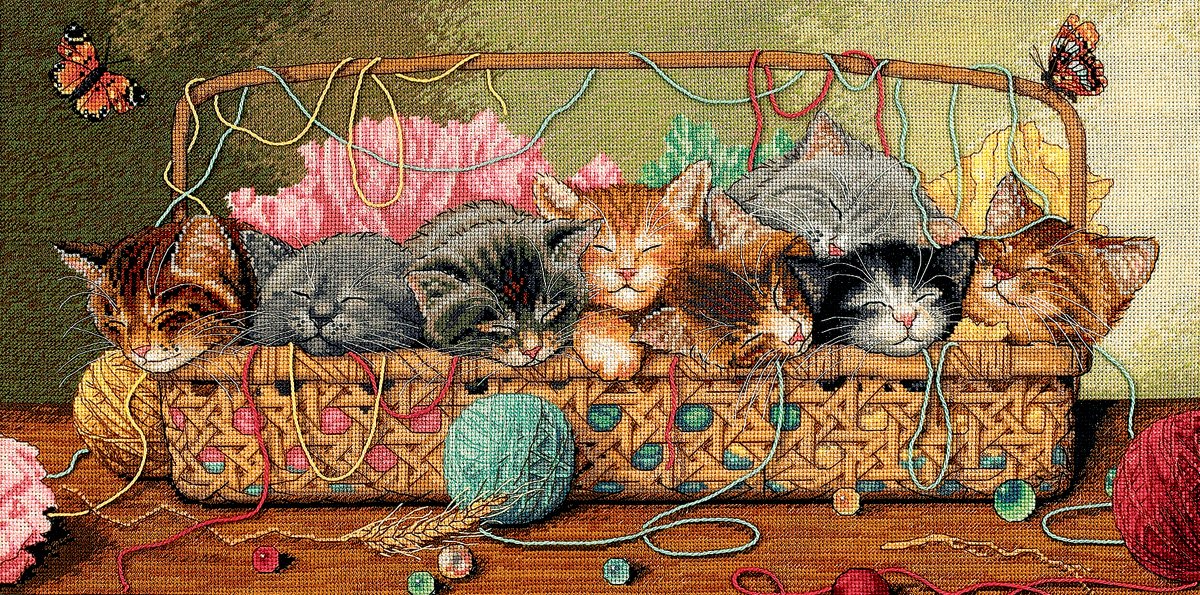 Dimensions Kitty Litter - Cross Stitch Kit