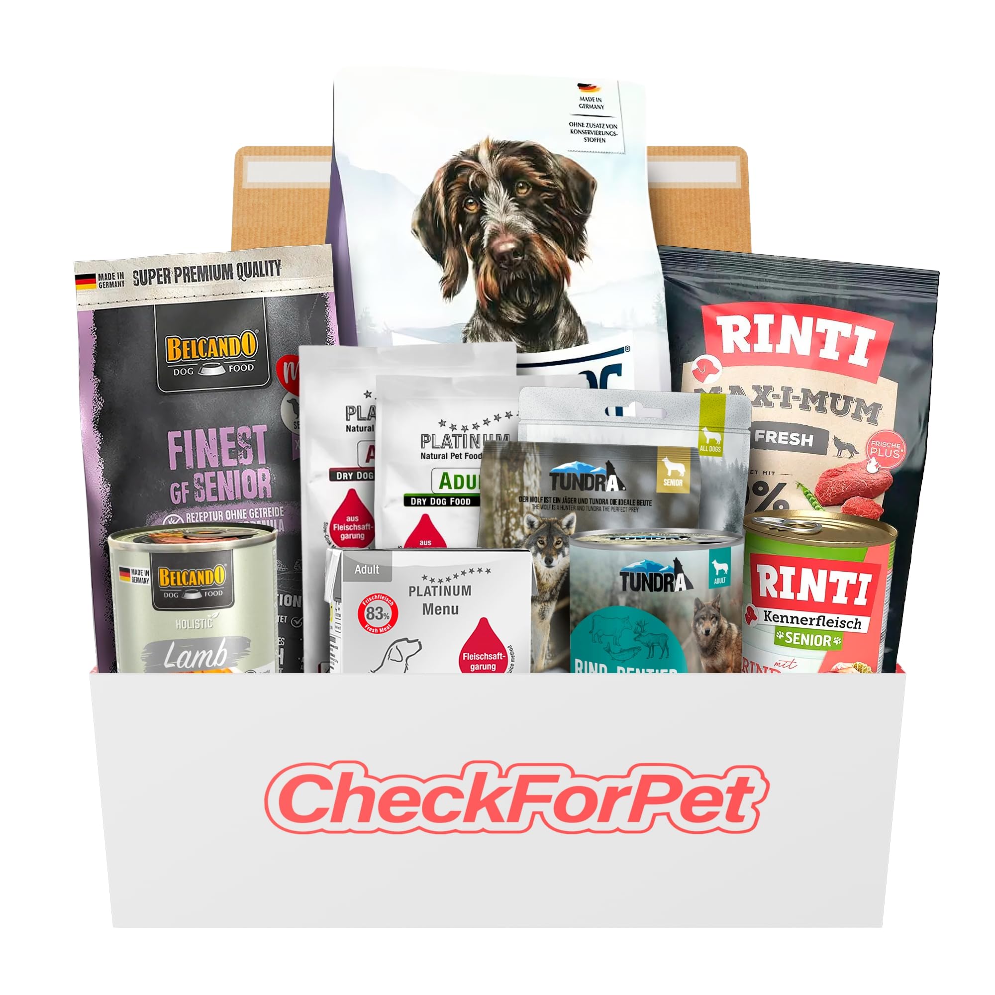 CheckForPet Best Rated Probierpaket Hundefutter für alle Lebensphasen