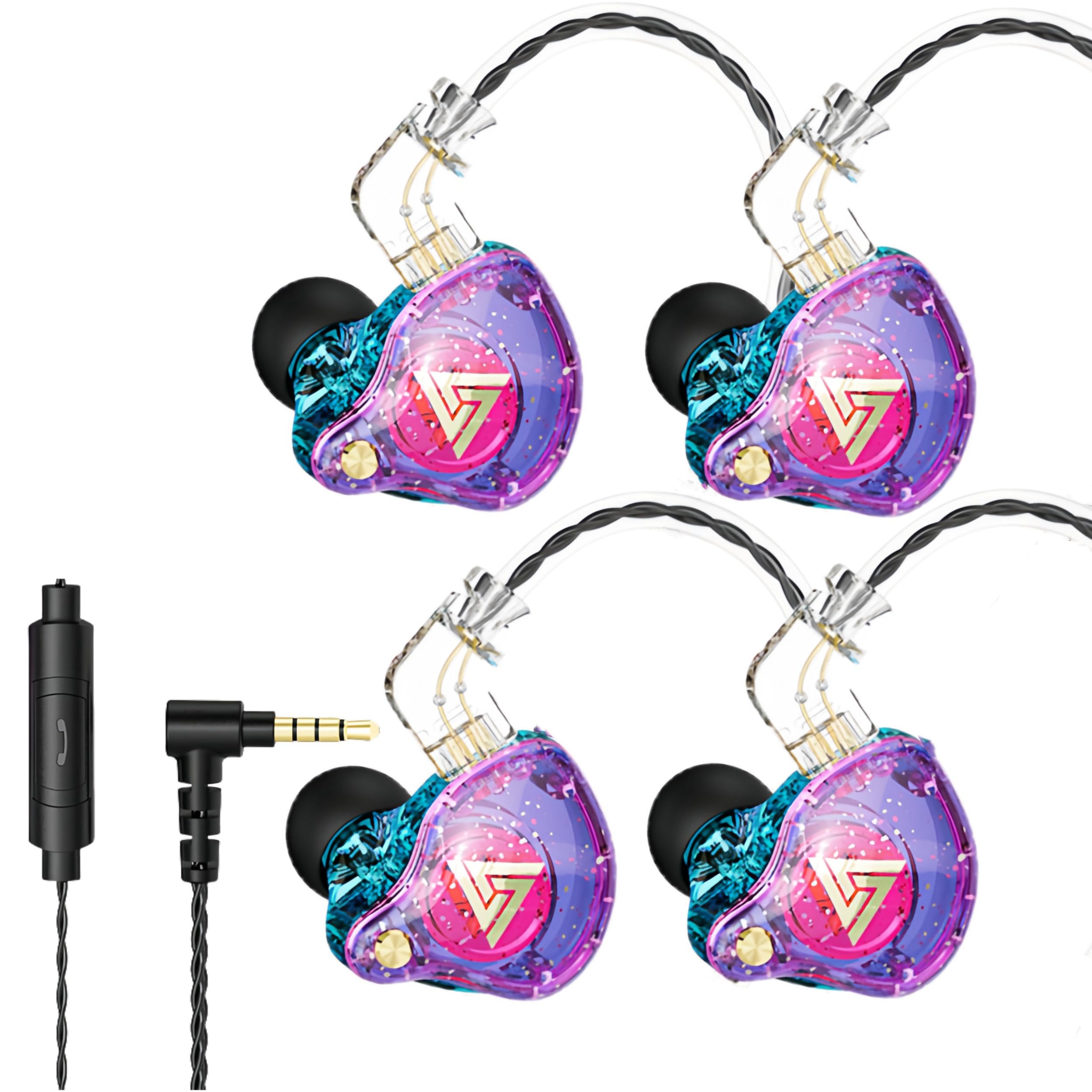 Amazon.com: HJX QKZ AK6 Pro Wired IEM for Gaming Earbuds with MIC