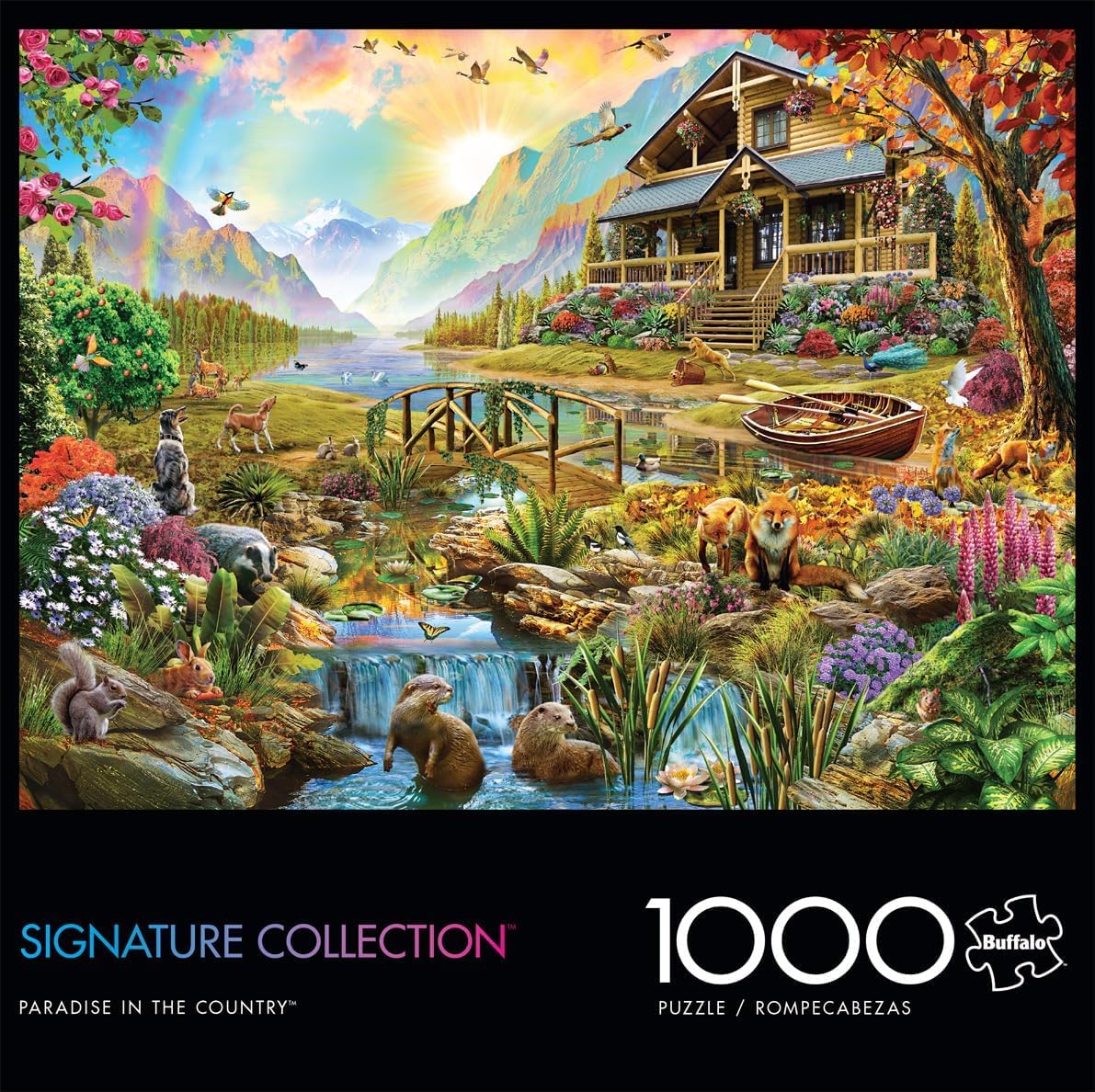 Buffalo Games, Paradise in The Country, 1000 Piece Jigsaw Puzzle for Adults Challenging Puzzle Perfect for Game Nights - Image 3
