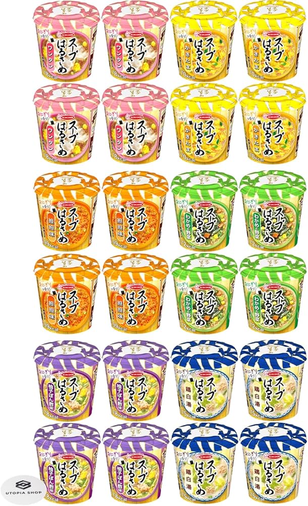 Amazon | エースコック スープはるさめ 6種類 アソート (各4個（計24個