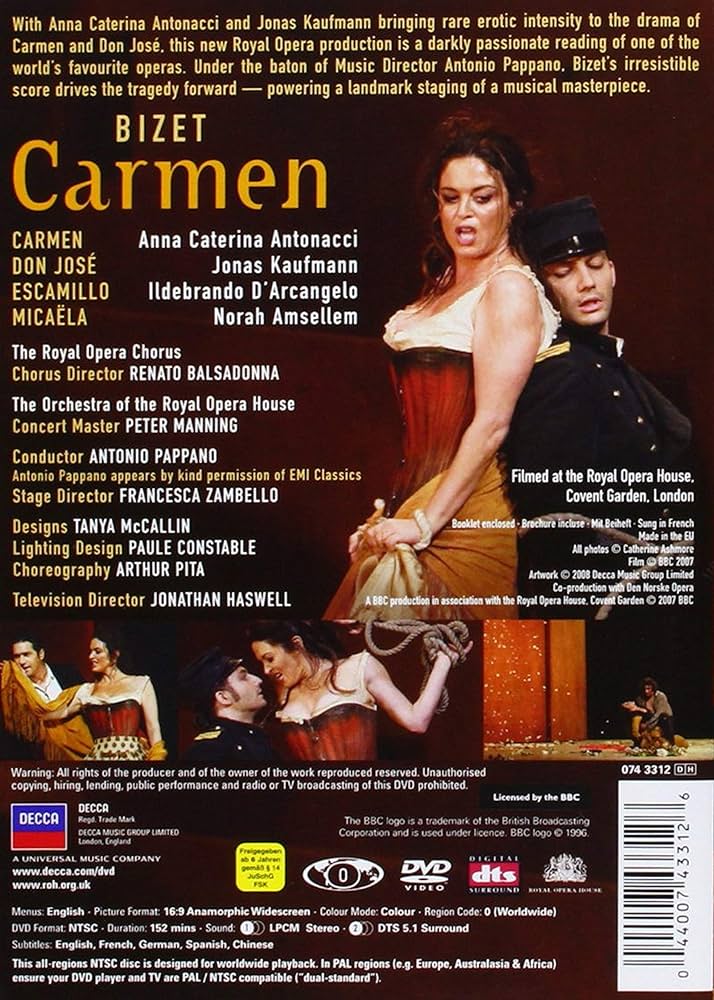 Amazon.co.jp: George Bizet - Carmen (Ws Sub Ac3 Dol Dts