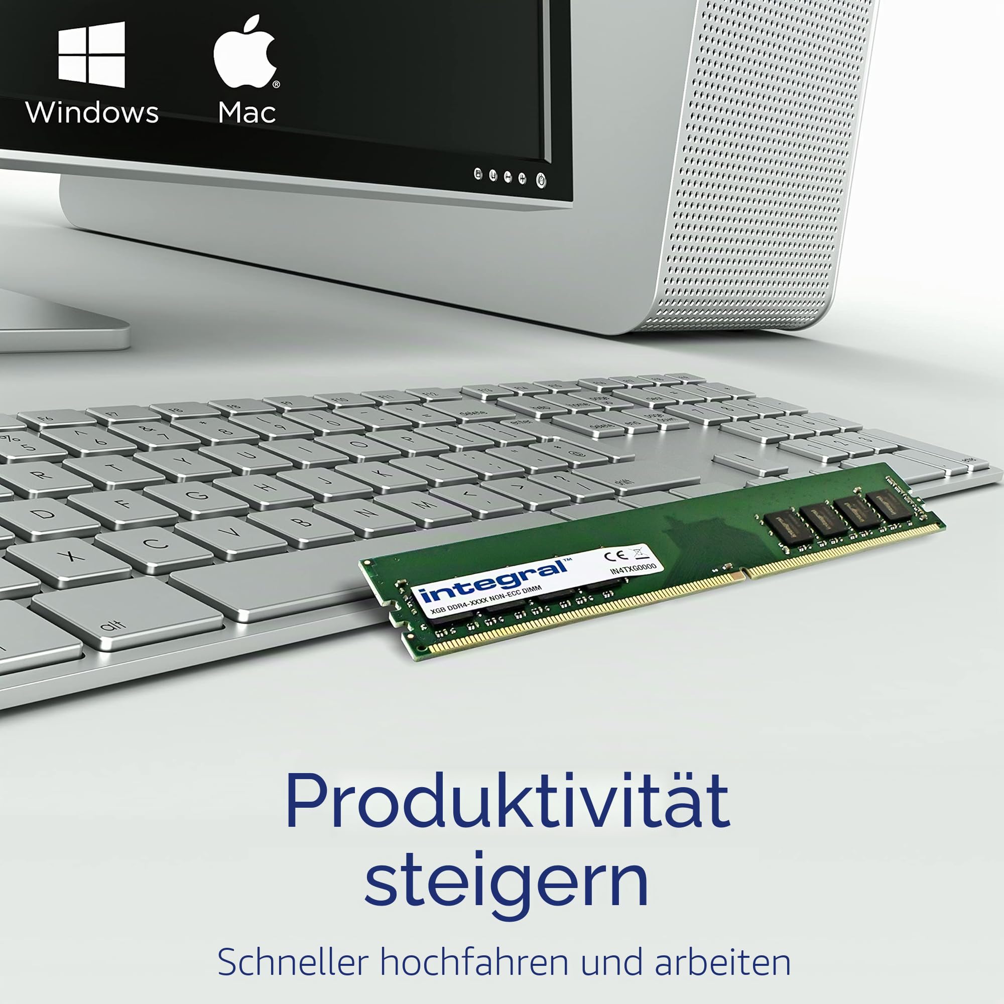 Integral 8GB DDR4 RAM 3200MHz DIMM PC-Desktop-Arbeitsspeicher-Modul