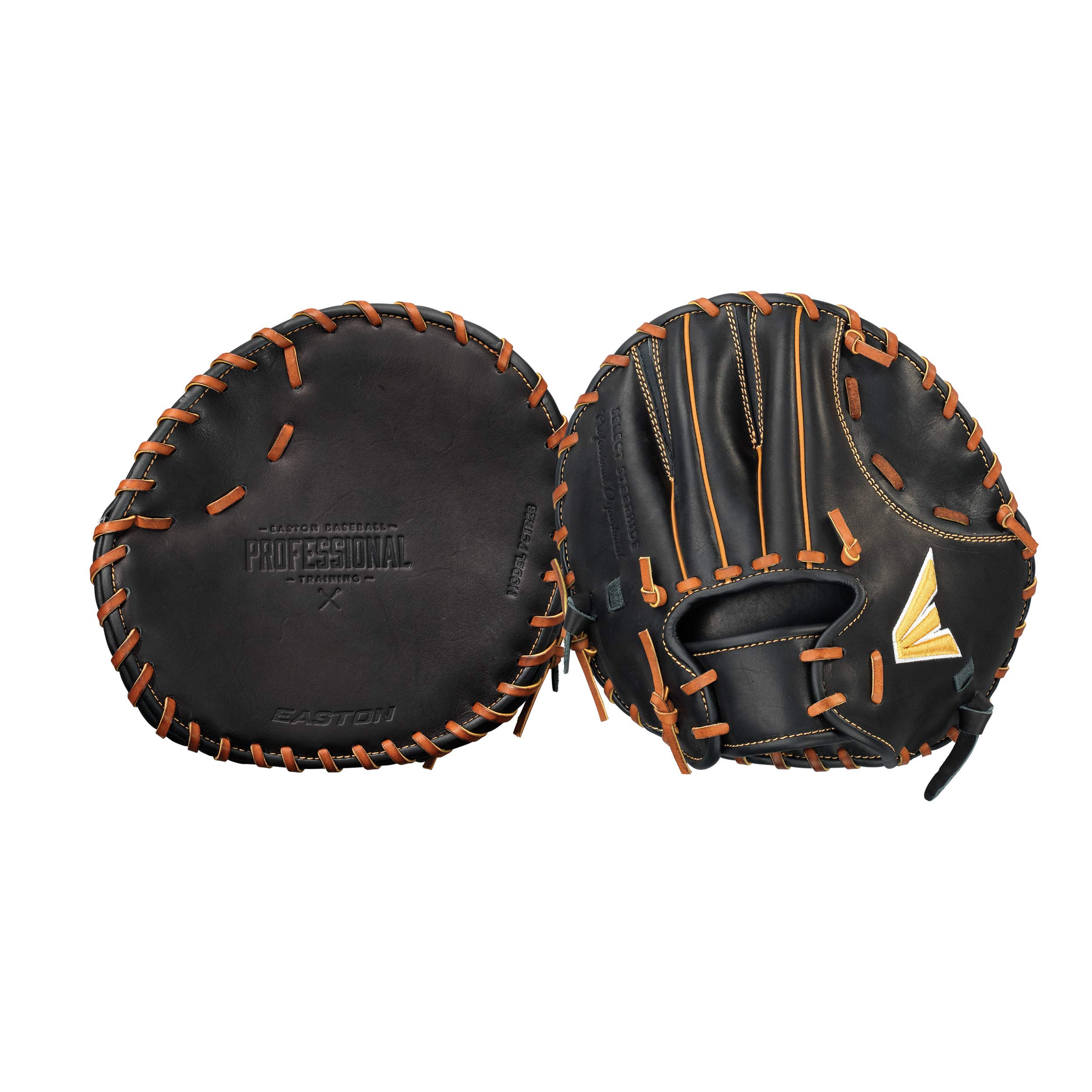 EASTON PROFESSIONAL COLLECTION Baseball Training Gloves, 2021, The Perfect Training Tools For Fast Hands And Quick Transfers, Steer Hide Leather, Pro Rawhide Laces