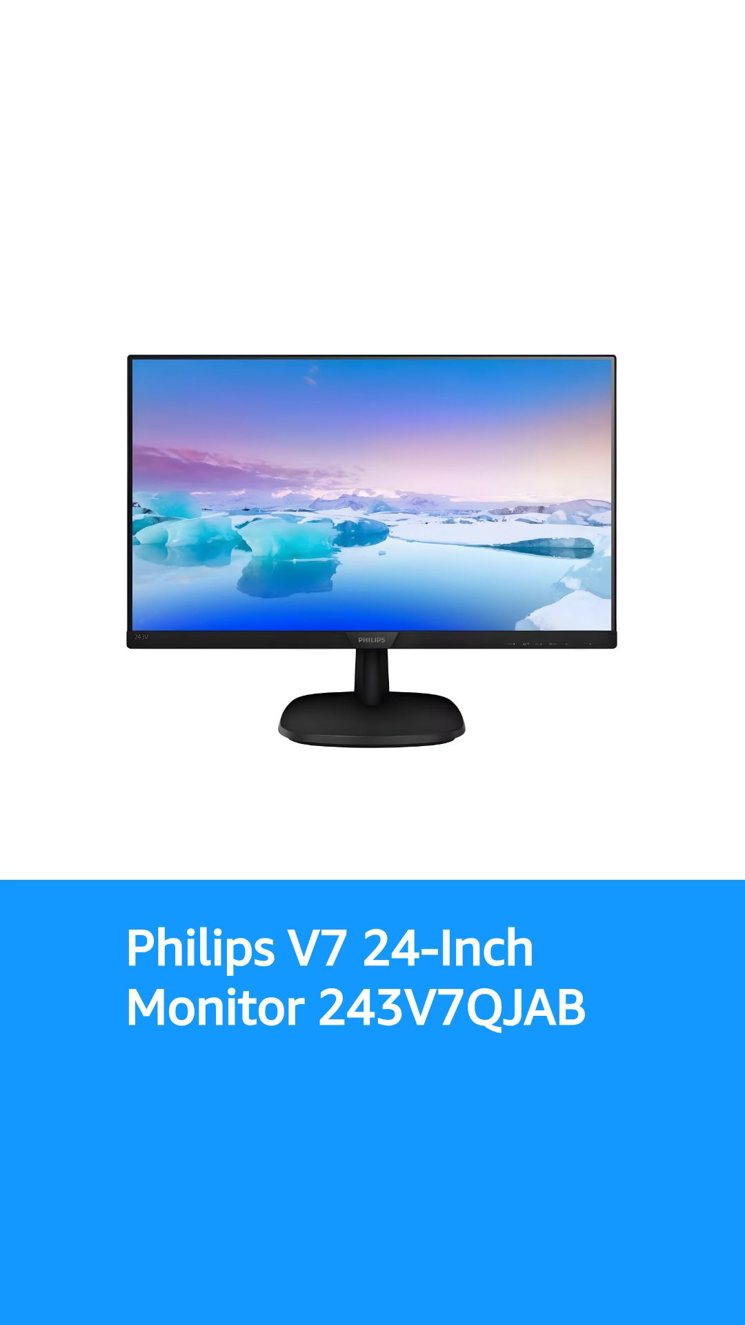 Philips Monitors Full HD LCD Monitor 243V7QJAB 24-Inch Screen LCD