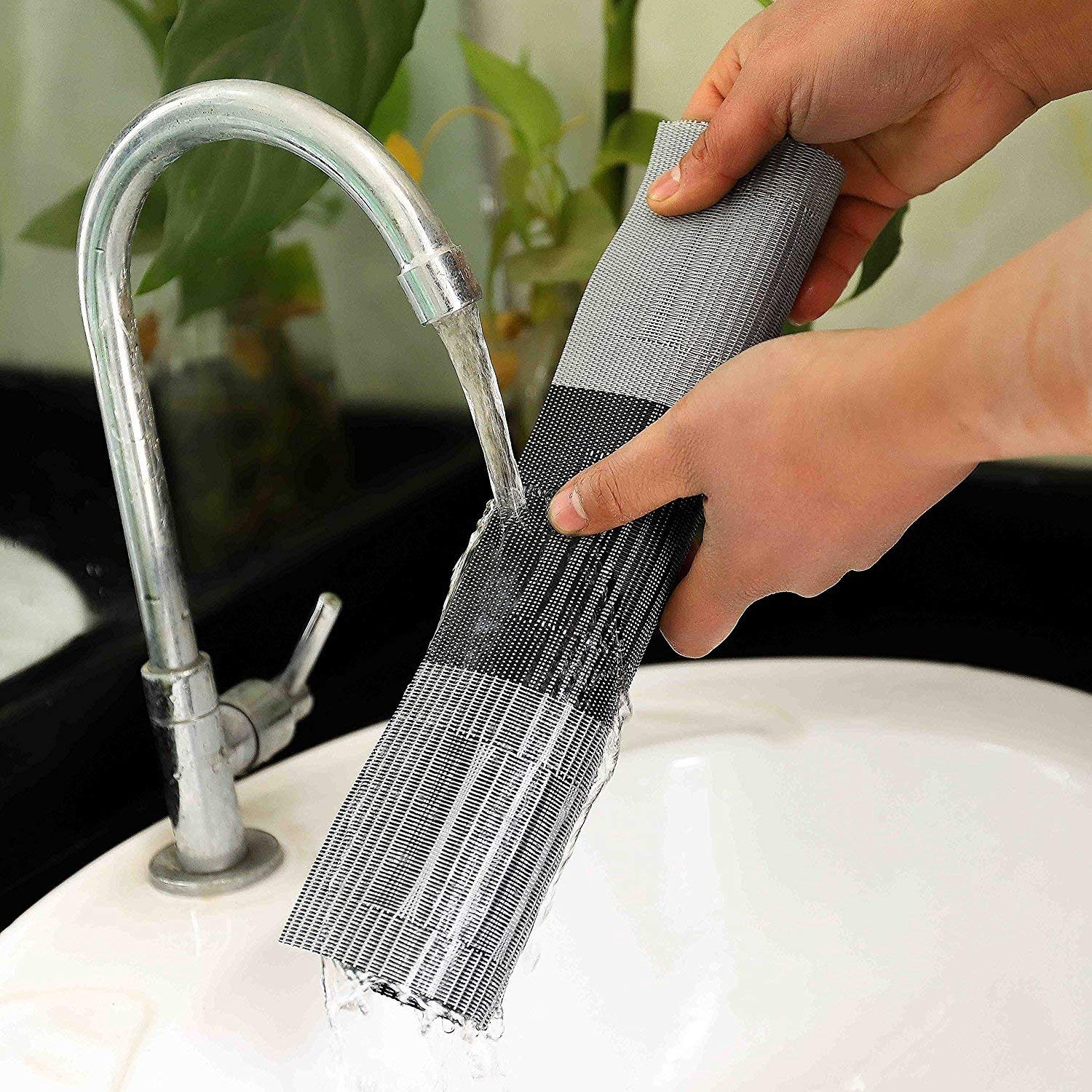Image secondaire de ISIYINER Sets de Table,Placemats Set Lot de 6 Lavables PVC Tapis de Table Antidérapantes Résistant à la Chaleur pour Dîner Cuisi