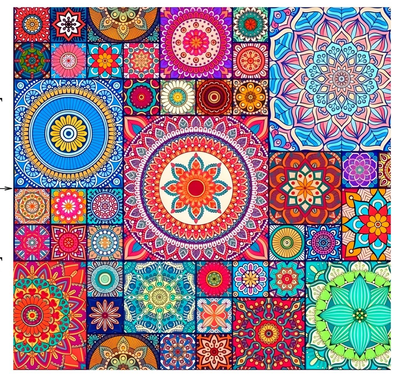 Wedding Decoration Curtains for Background |Wedding Backdrop Cloth | Wedding Haldi Functions Festival Decoration Cloth Pink Clour 8x8 feet (Multi Rangoli) Traditional Backdrop Cloth (B0DD7N71PV) Amazon Price History, Amazon Price Tracker