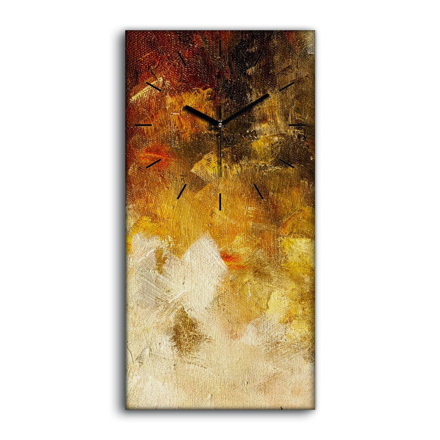 Horloge sur Toile Silencieuse sans Tic-Tac Décoration Chambre
