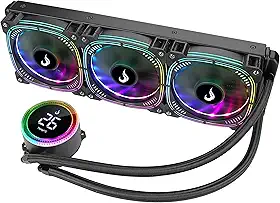 Water Cooler 360mm | Rise Mode | Aura Ice Black Argb