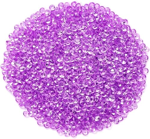 Artibetter 2000 diamantes acrílicos transparentes de 0.177 in, para mesa de boda, confeti, cristales de diamantes de imitación, rellenos de jarrón