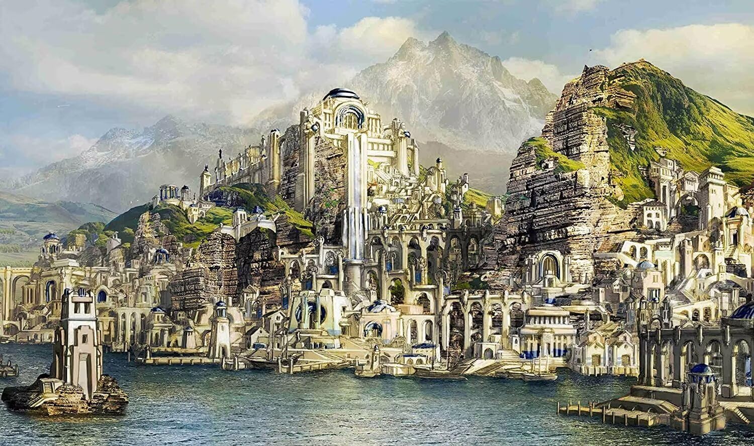 Puzzle 1000 Pièces Adultes - Puzzle Adulte - Le Seigneur des Anneaux - Challenge Puzzle - Adultes et Enfants dès 14 Ans - Puzzle 3D de qualité supérieure 75 x 50 cm