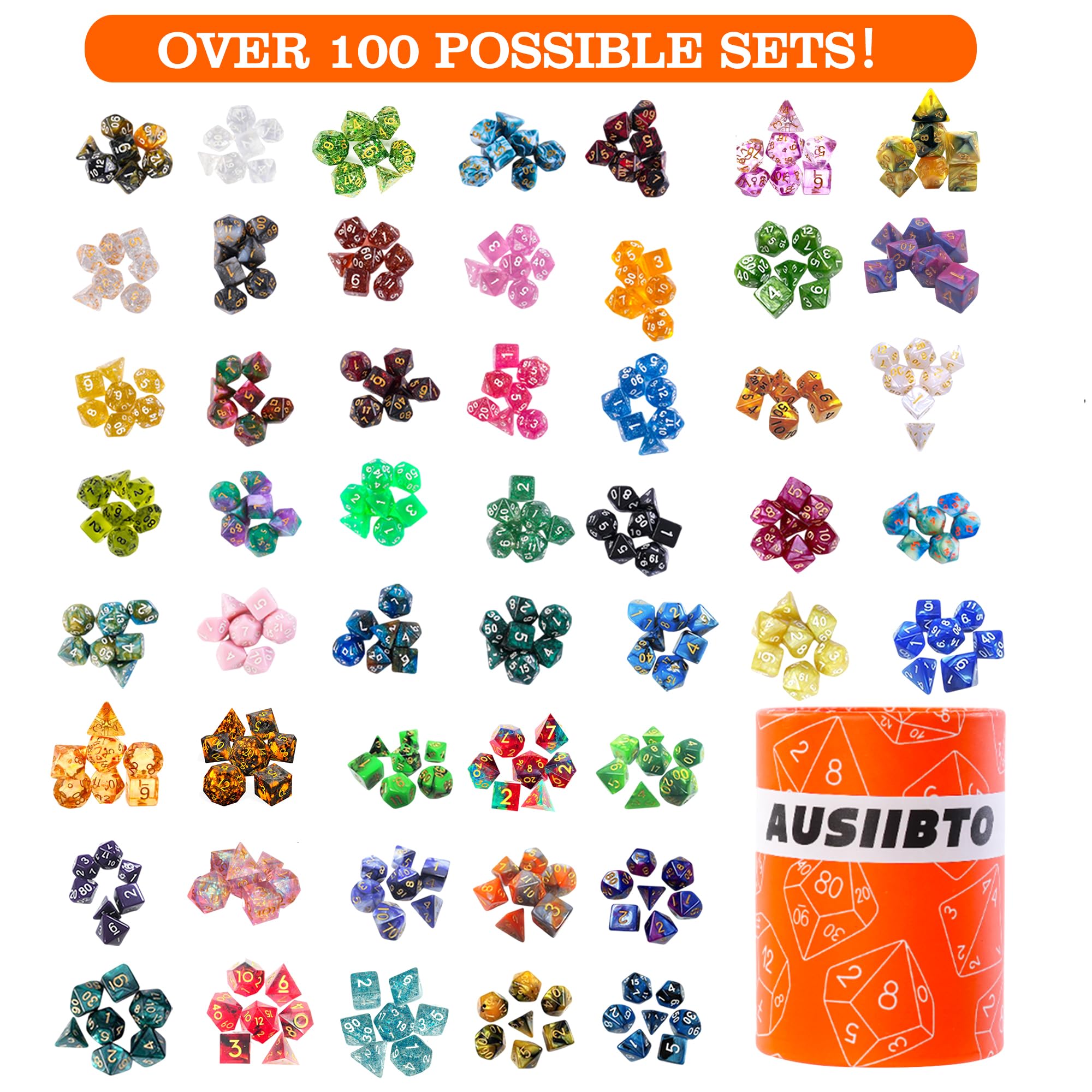 Compass Black Dice with White Markings D8 16mm (5/8in) Pack of 4 Wondertrail