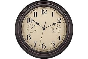 Foxtop Outdoor Clock Thermometer Combo Waterproof: A Comprehensive Companion for Outdoor Living