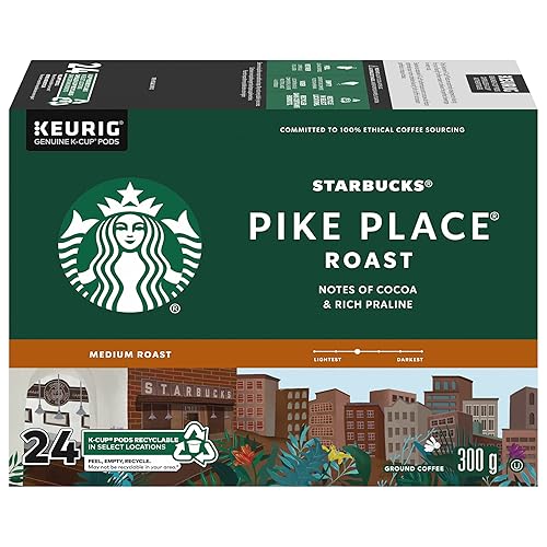 Starbucks Pike Place asados K-CUP para Keurig Brewers Starbucks Pike Place asados K-CUP para Keurig Brewers