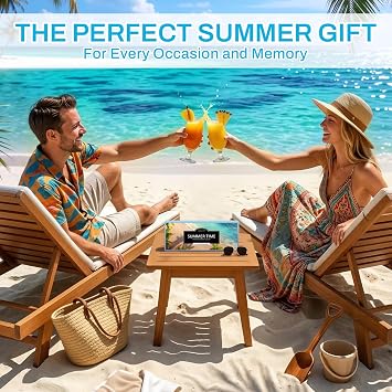 Auelife Summer Essential Oil Set for Diffuser for Home, 6x10ml Diffuser Oil | Tropical Fragrance Oil with Coconut, Pineapple, Beach, Breeze, Lemon, Summer Night for Candle Making, Soap Making Gift Set