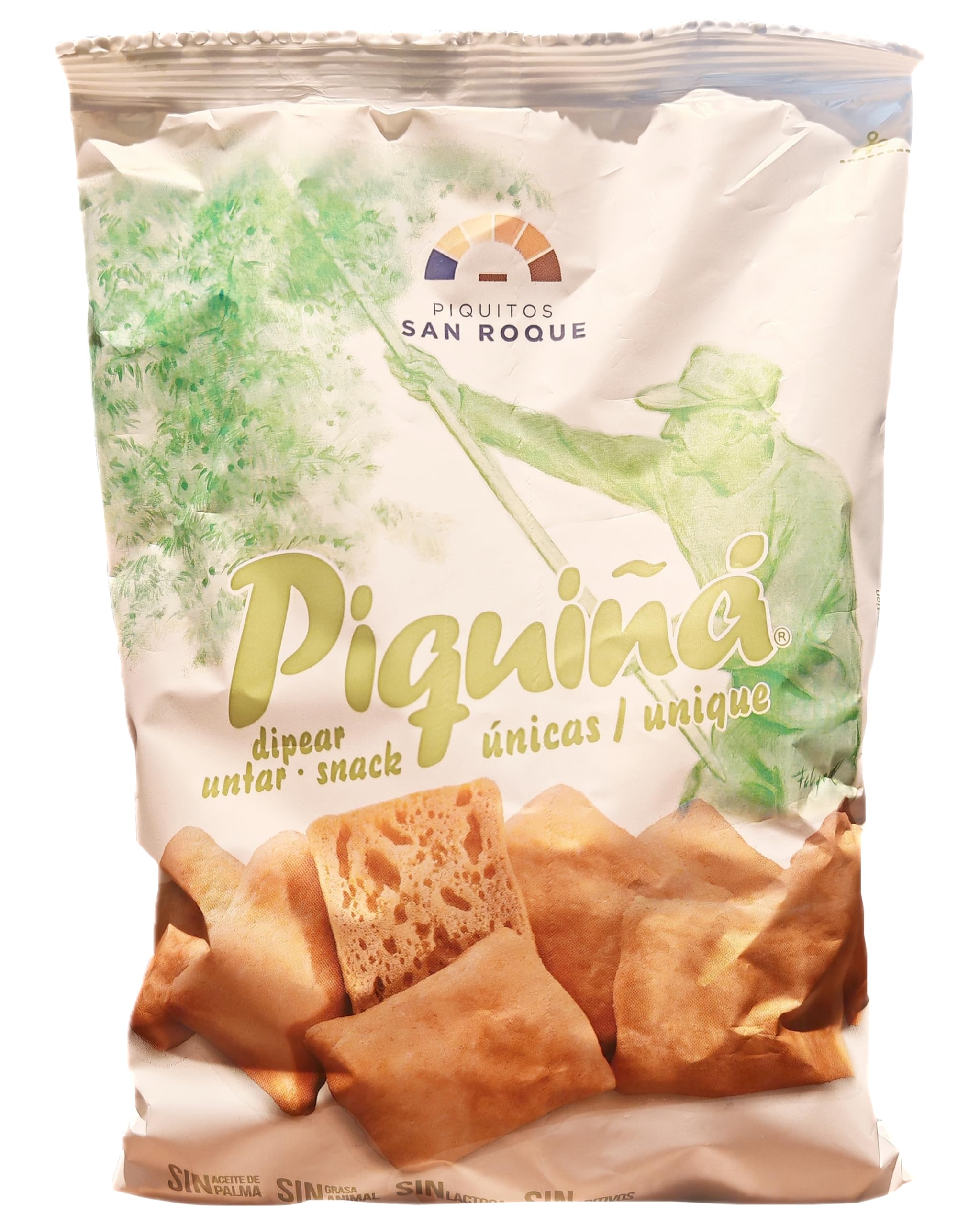 Piquiñá. Regaña gourmet elaborada con aceite de oliva. Pack de 6 unidades 142 gr
