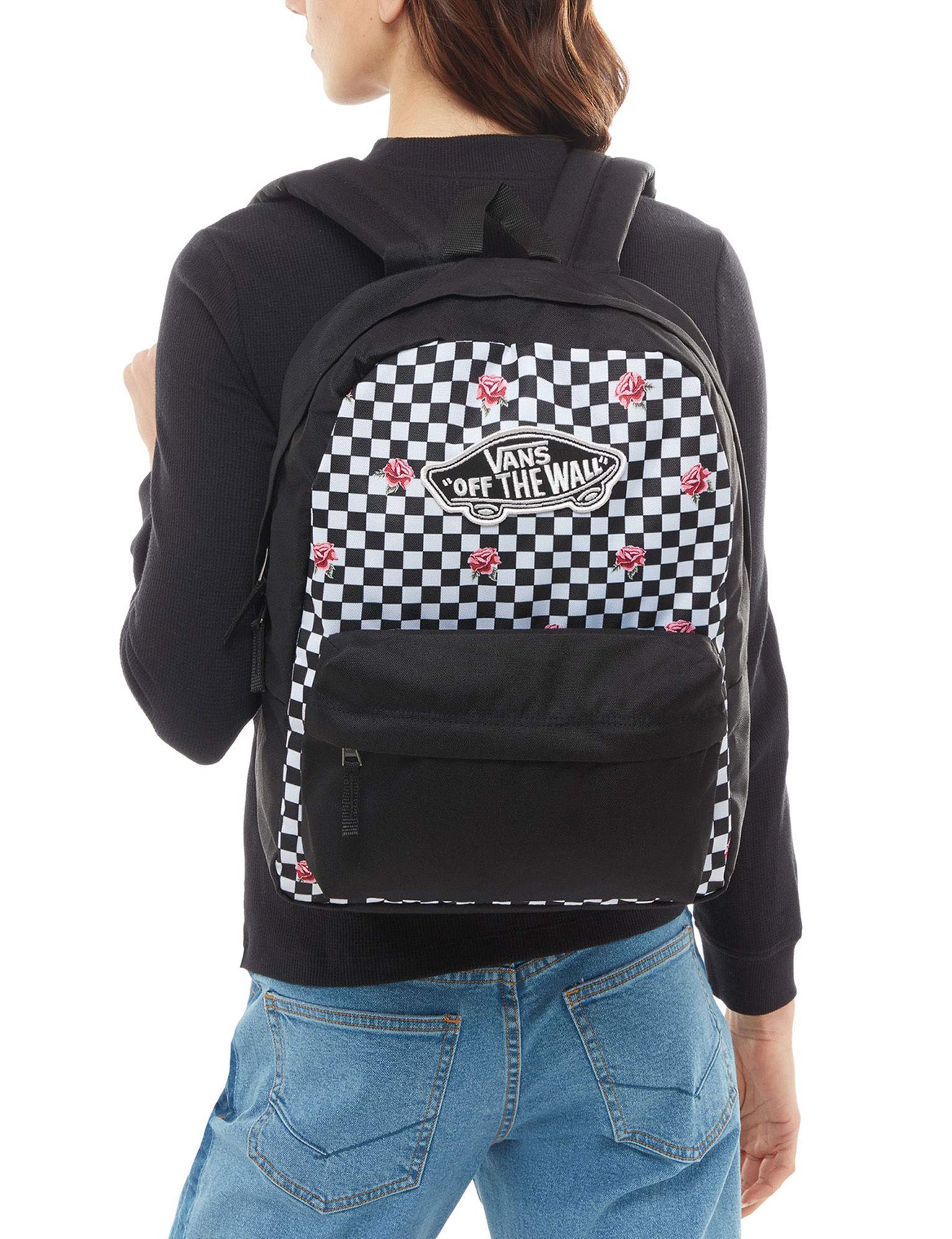 Vans Rose Checkerboard Backpack atelieryuwa.ciao.jp
