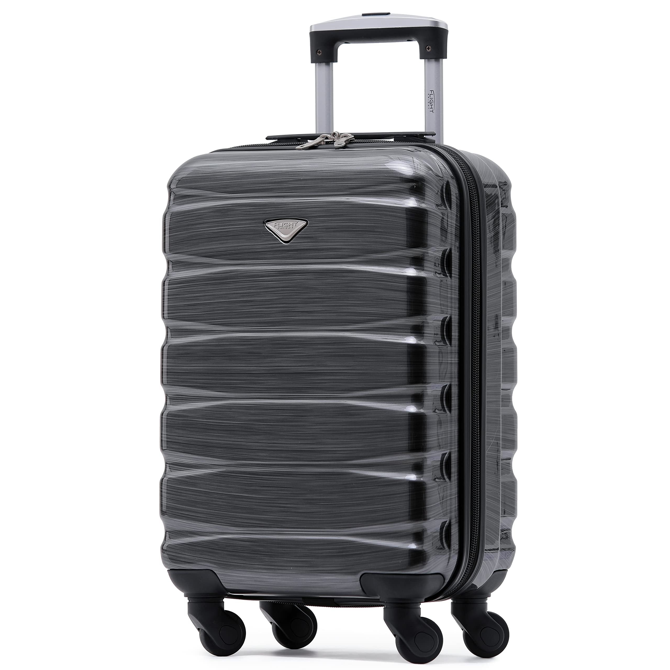 Flight Knight 56x45x25 EasyJet Cabin Bag, Jet2, British Airways Suitcase - Lightweight Small Durable 4-Wheel Cabin Case, Maximum Carry-On Size, ABS Hard Shell, 10kg Hand Luggage Bag- 56 x 45 x 25 — view 144