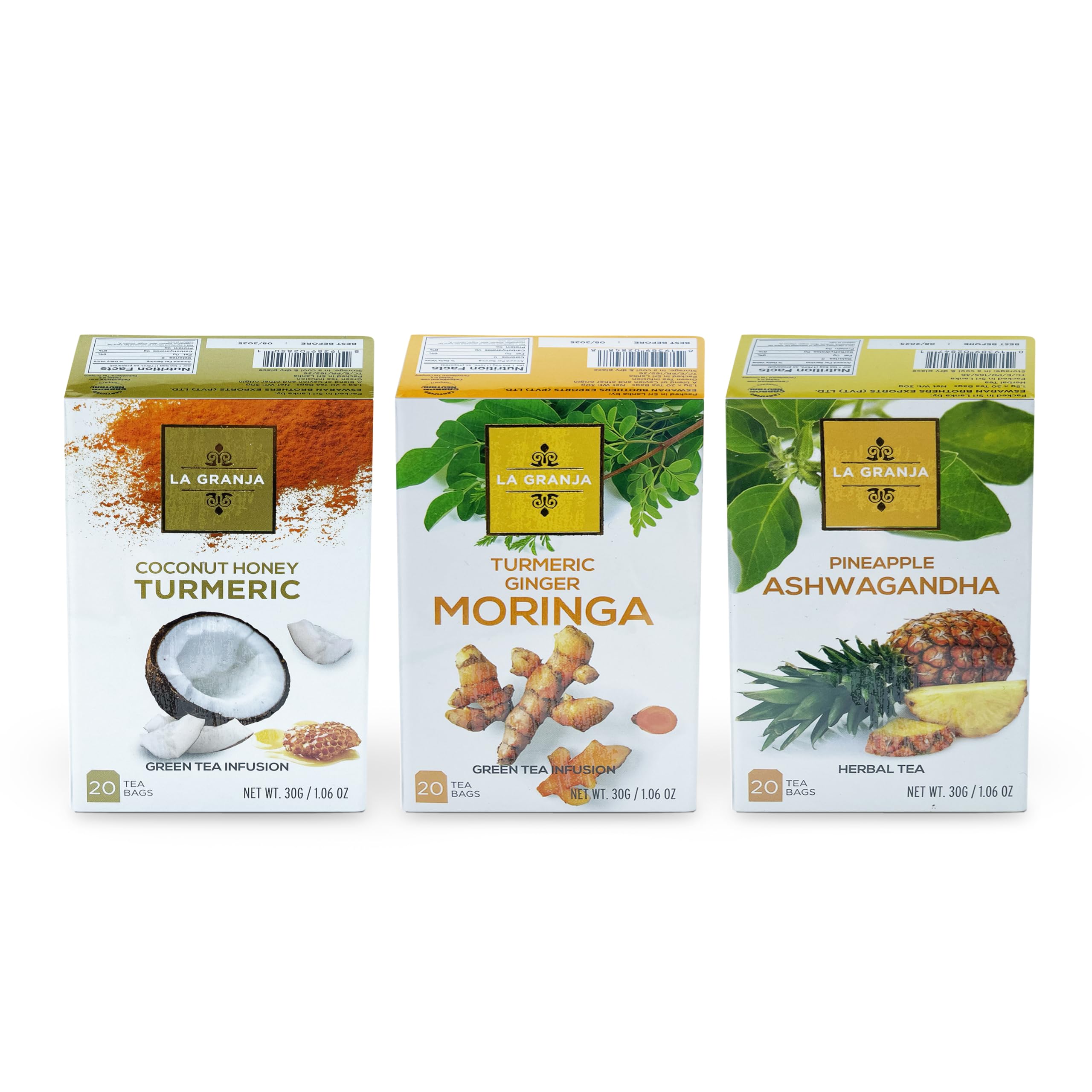 Amazon.com : Premium 3 Flavor Herbal Tea Gift Set Variety Sampler
