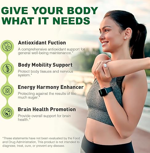 Miniatura 3 de Ácido R-alfa lipoico puro de 600 mg con benfotiamina para apoyo nervioso, apoyo antioxidante, suplemento ALA Gomitas de ácido alfa lipoico -