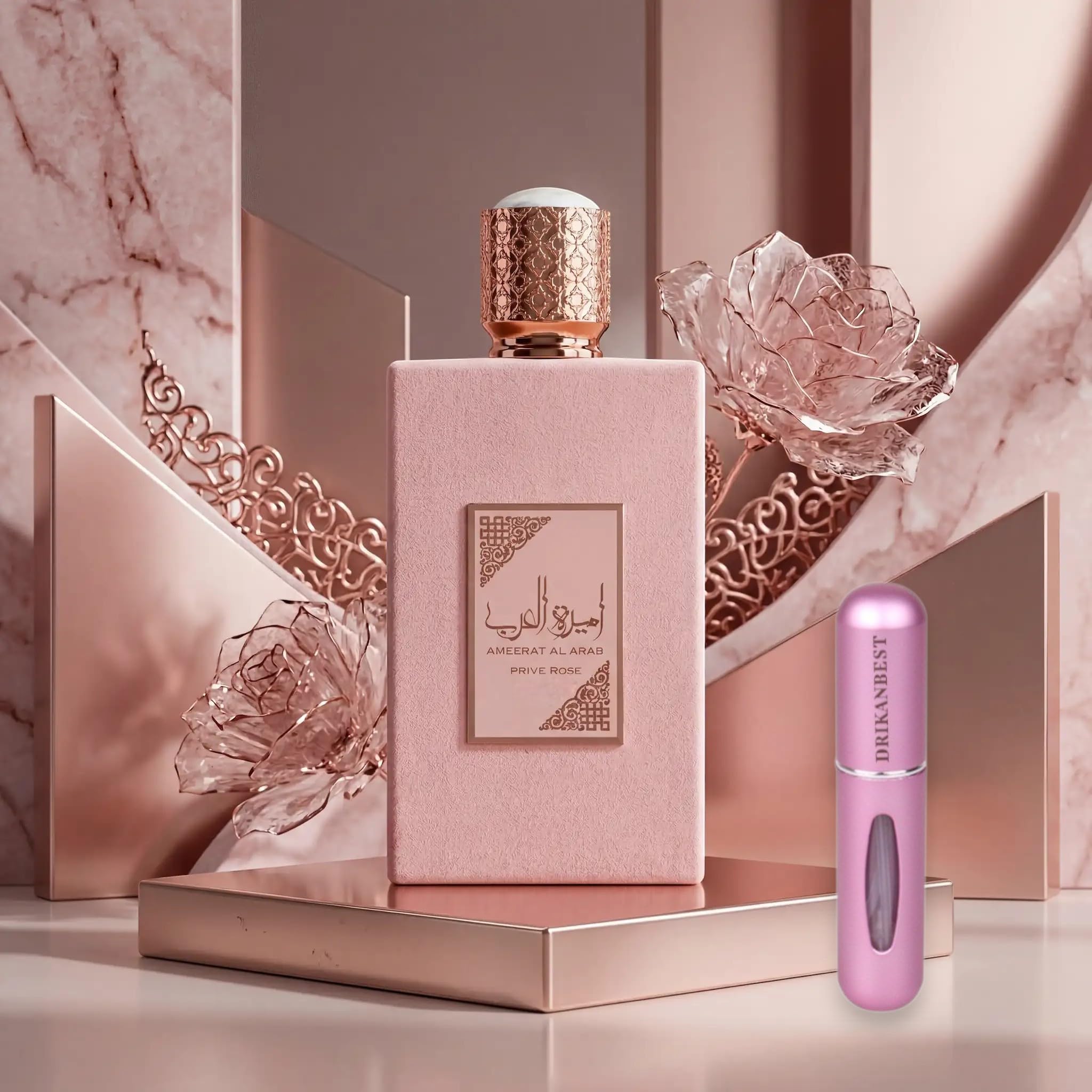 Ameerat Al Arab Prive Rose Women's Perfume 100 ml Eau de Parfum +