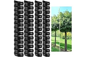 4 Pcs kxcoftxi Tree Trunk Protector, kxcoftxi Tree Guard for Saplings, Plastic...