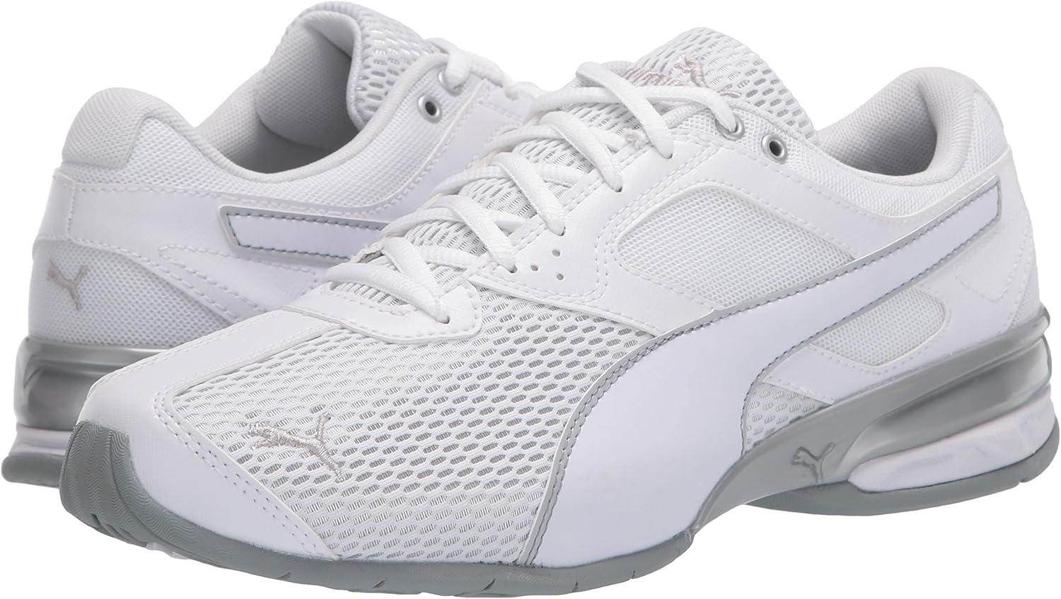 PUMA womens Tazon 6 Sneaker, Puma White-quarry, 6.5 US