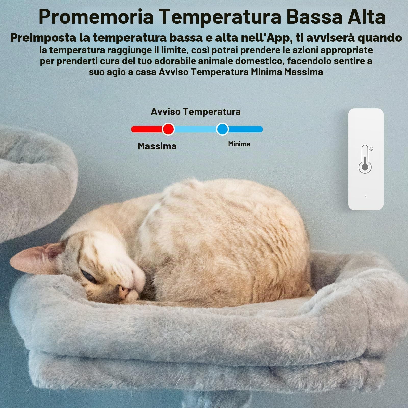 Jadeshay Termometro Igrometro Smart WiFi,4 Pezzi Sensore di Temperatura e Umidità per Interni Esterni con Notifica Tramite Tuya per Monitoraggio Remoto,Controllo Vocale via Amazon Alexa