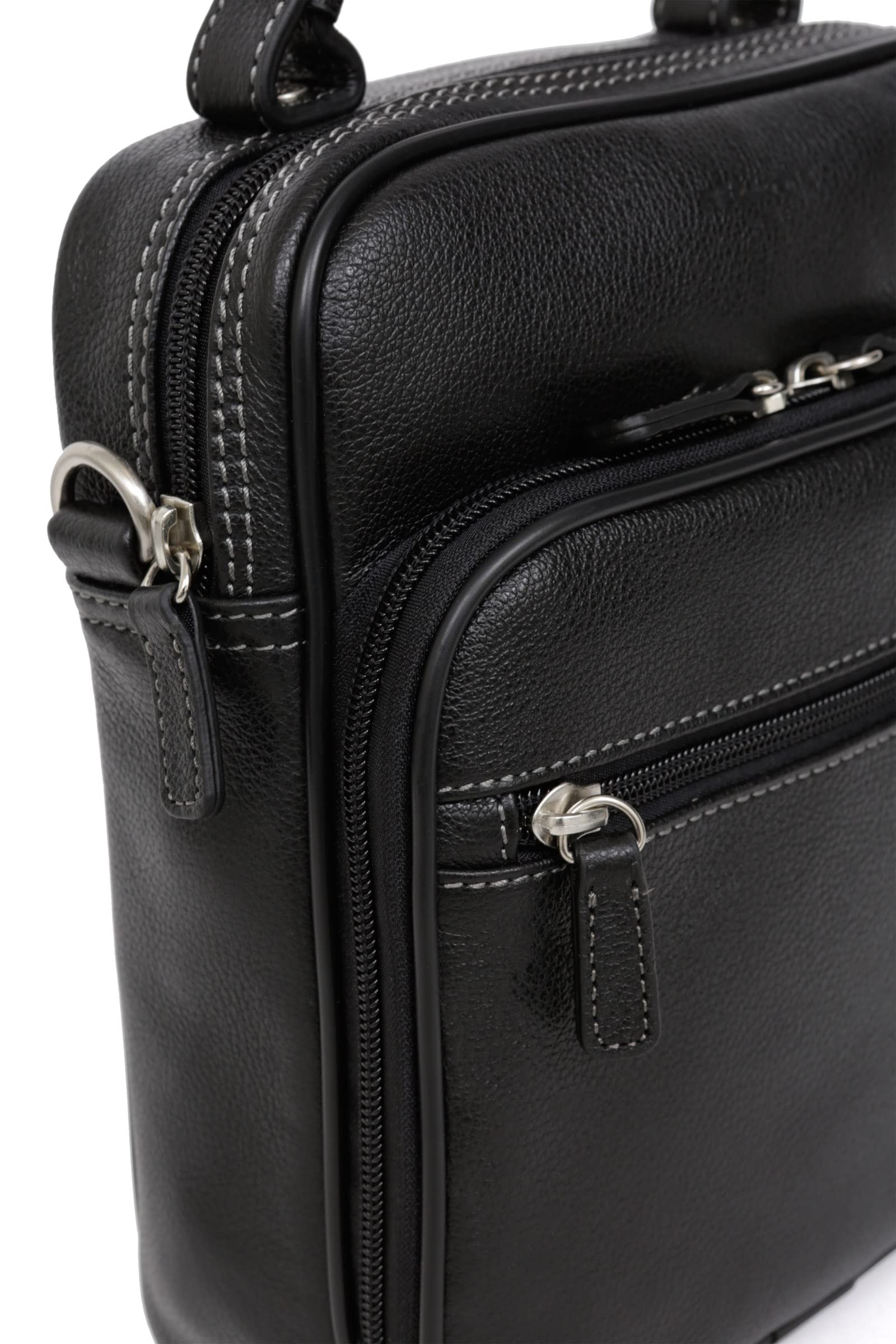 Hexagona Unisex Adultos 461832 Handtasche, Noir