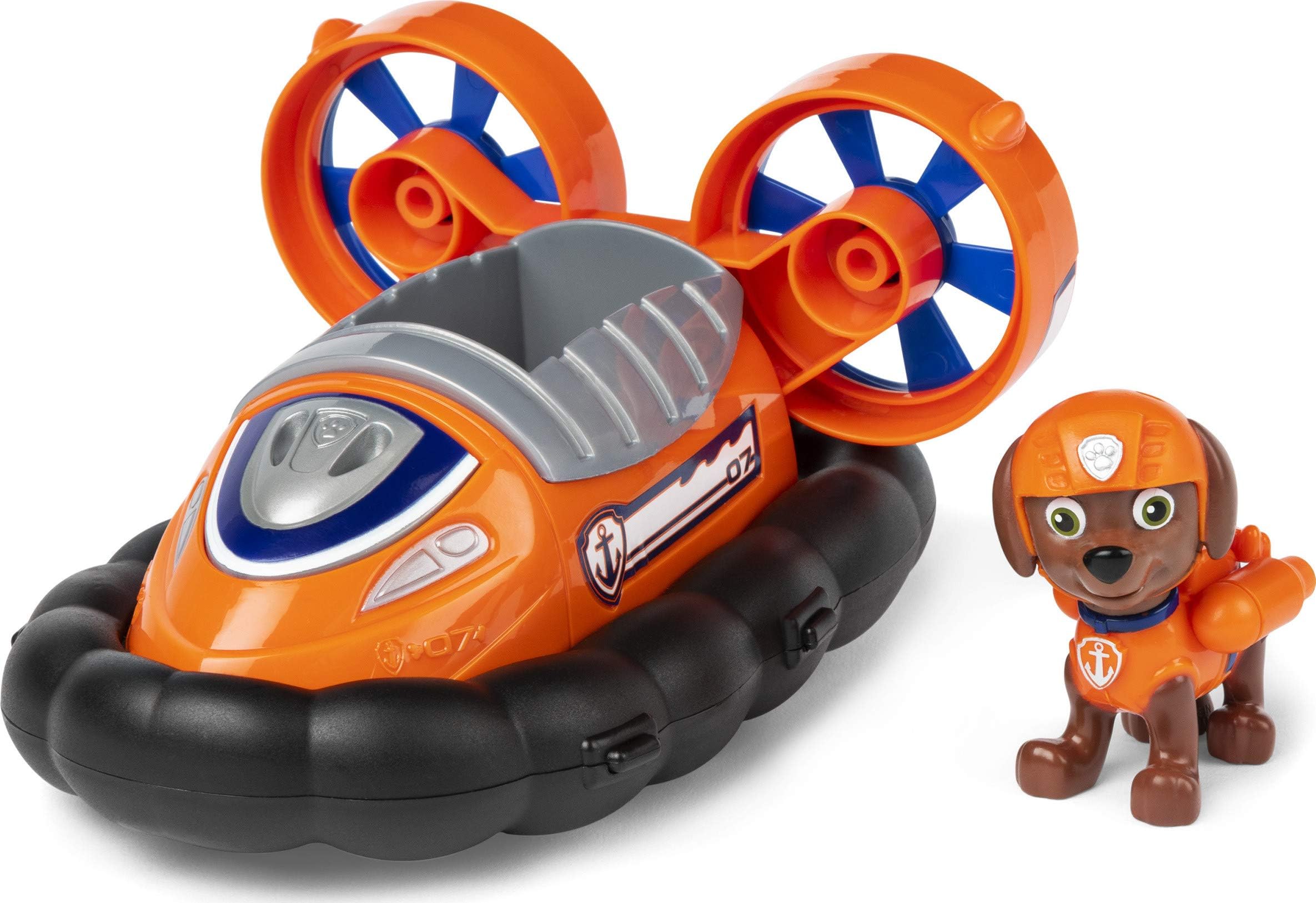 PAW Patrol Zuma’s Hovercraft Vehicle with Collectible Figure, for Kids Aged 3 and Up