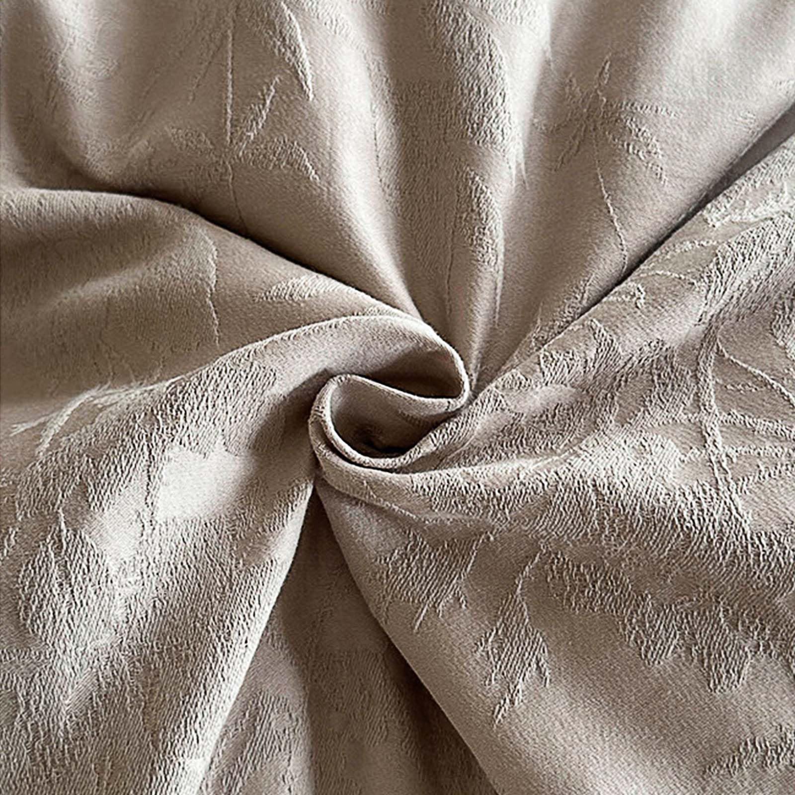 Set di biancheria da letto matrimoniale in cotone jacquard, 4 pezzi, morbido cotone traspirante a fibre lunghe, include 1 copripiumino, 1 lenzuolo con angoli e 2 federe per camera da letto principale