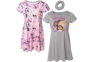 Disney Encanto Clothes: Minnie Mouse, Isabela, Luisa Mirabel Girls Skater Dresses and...