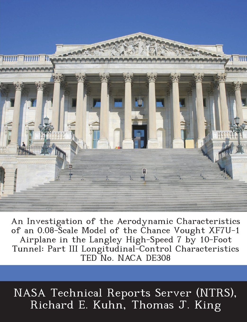 An Investigation of the Aerodynamic Characteristics of an 0.08-Scale Model of the Chance Vought Xf7u-1 Airplane in the Langley High-Speed 7 by 10-Foot ... Characteristics Ted No. NACA De308