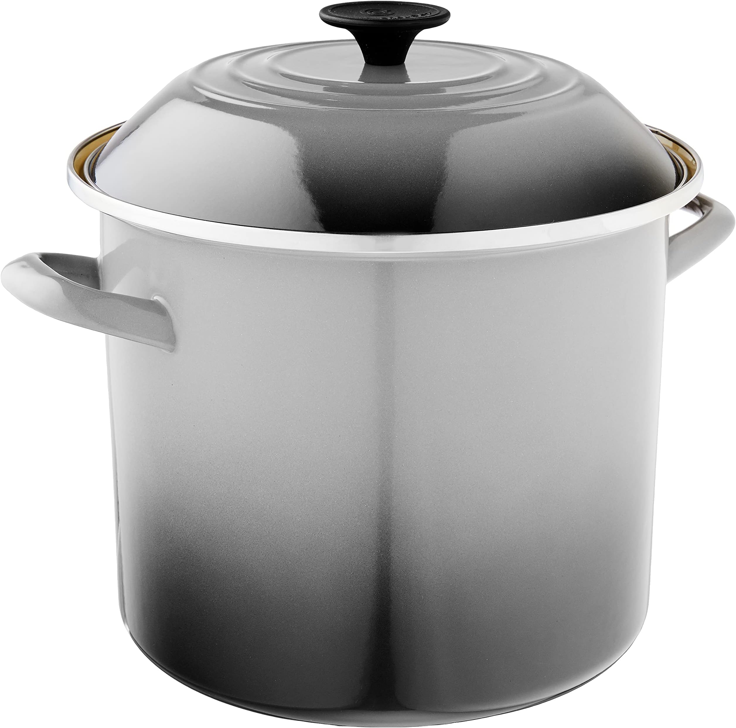 Enamel On Steel Stockpot, 10 qt., Oyster