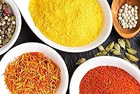 Vista 8 de Hemani Polvo de raíz de cúrcuma 100% natural, 400 g (14.1 oz) Haldi Curcumina Curcuma I Origen indio