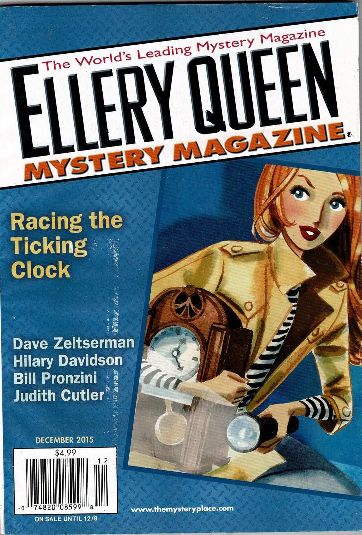 Book cover for Ellery Queen's Mystery Magazine, December 2015