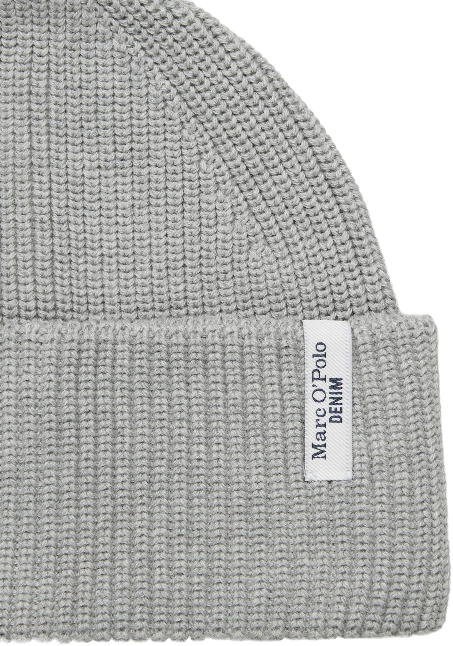 Marc O'Polo Damen Strickmütze aus Bio-Baumwolle Beanie