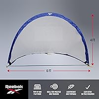 Vista 2 de Reebok - Soccer Goal, Stylish Design with Durable Construction, Space-Saving and Easy Setup