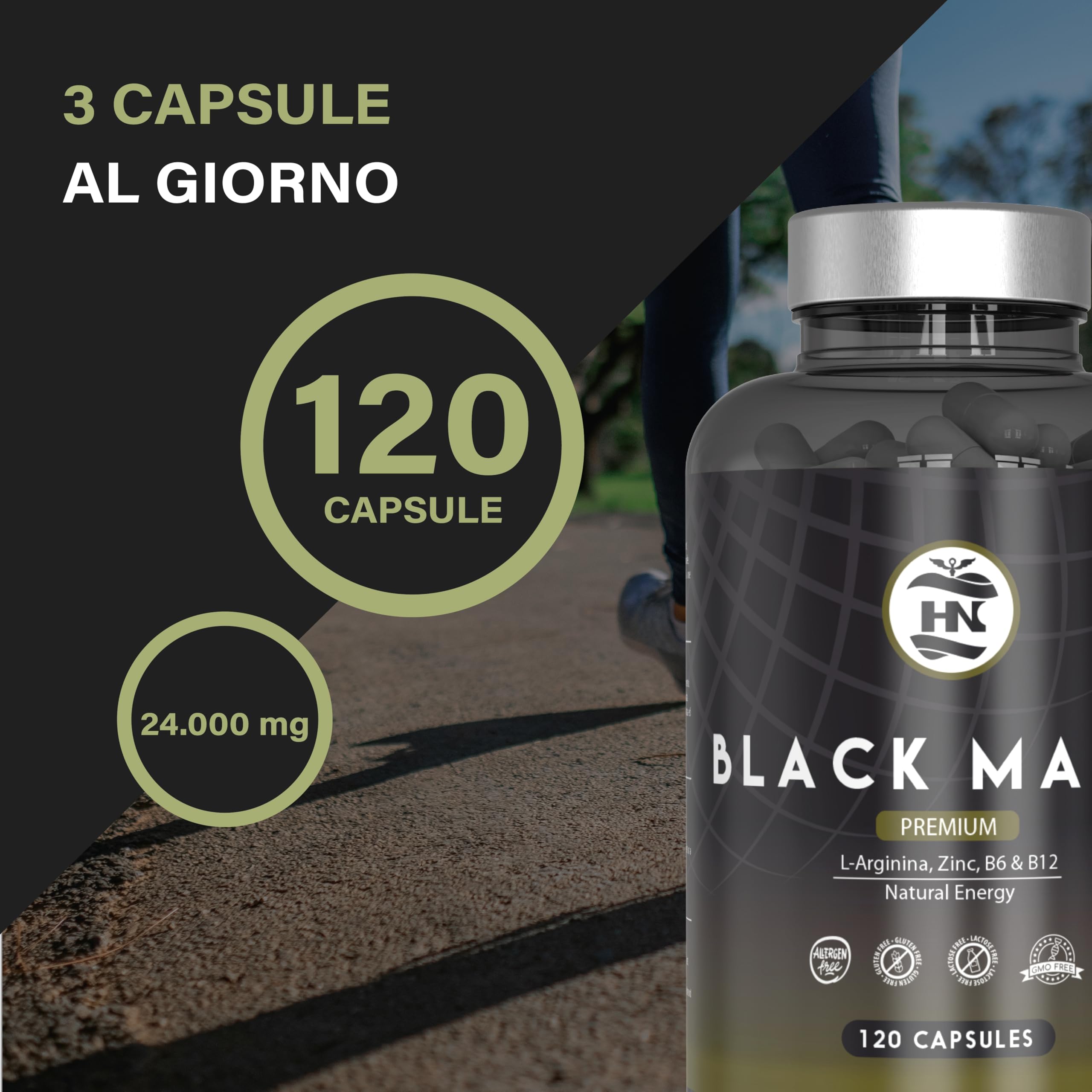 120 Capsule Di MACA EXTREME NATURE'S LIVE, Extra Forte, 10000mg Al Giorno, Vegane, Ad Alto Dosaggio - Foto 2