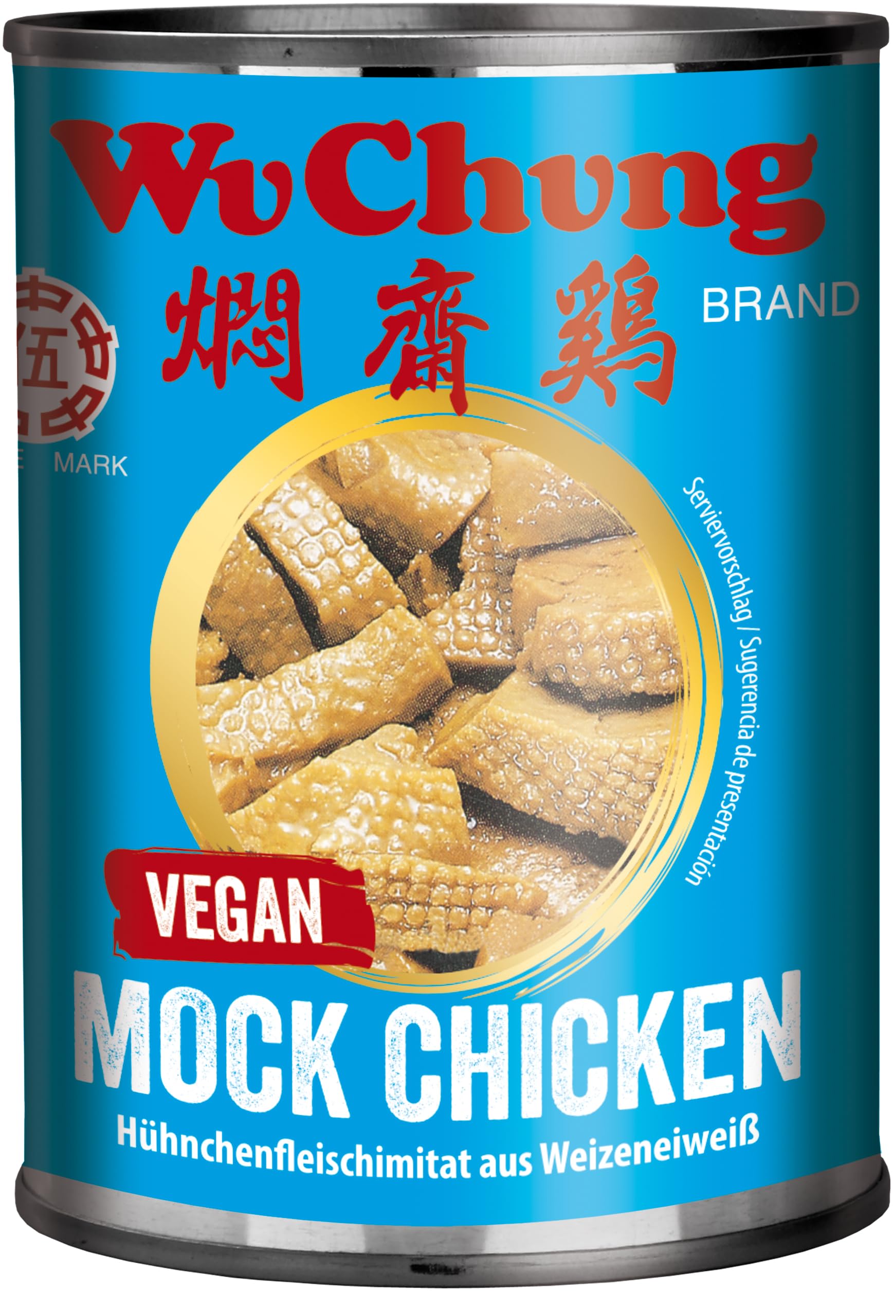 Wu Chung Imitación de Gluten de Trigo de Pollo Pack de 1 x 290 Gr 290 g