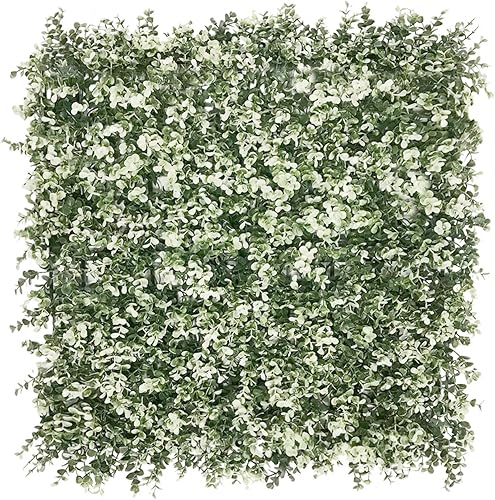 Miniatura 53 de Patio Paradise - 6 paneles de setos artificiales de lavanda púrpura de 20 x 20 pulgadas, pantalla decorativa para valla de privacidad, pared