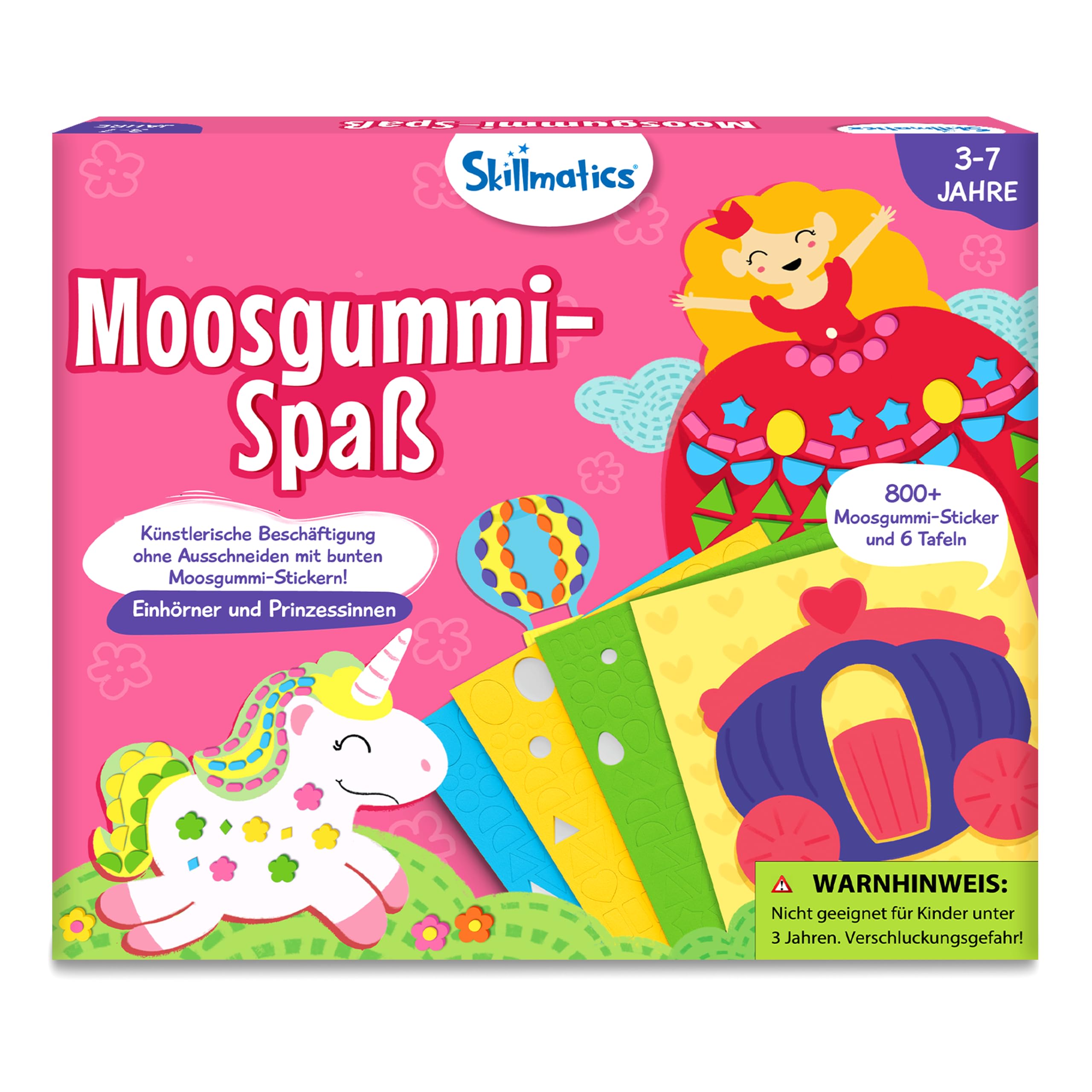 Skillmatics Kunstaktivität - Spaß mit Schaumstoff, Schmutzfreie Aufkleberkunst für Kinder