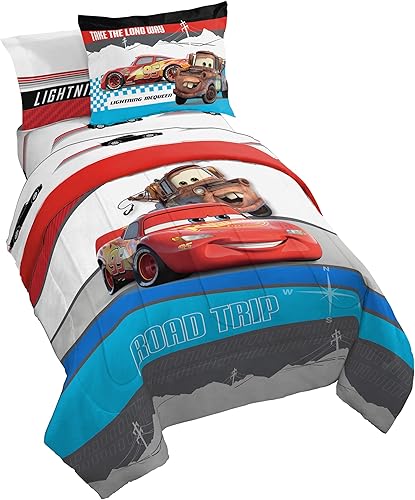 Vista 43 de Disney Wish - Juego de edredón tamaño matrimonial, juego de cama de 7 piezas, incluye juego de sábanas y fundas de almohada, ropa de cama súper