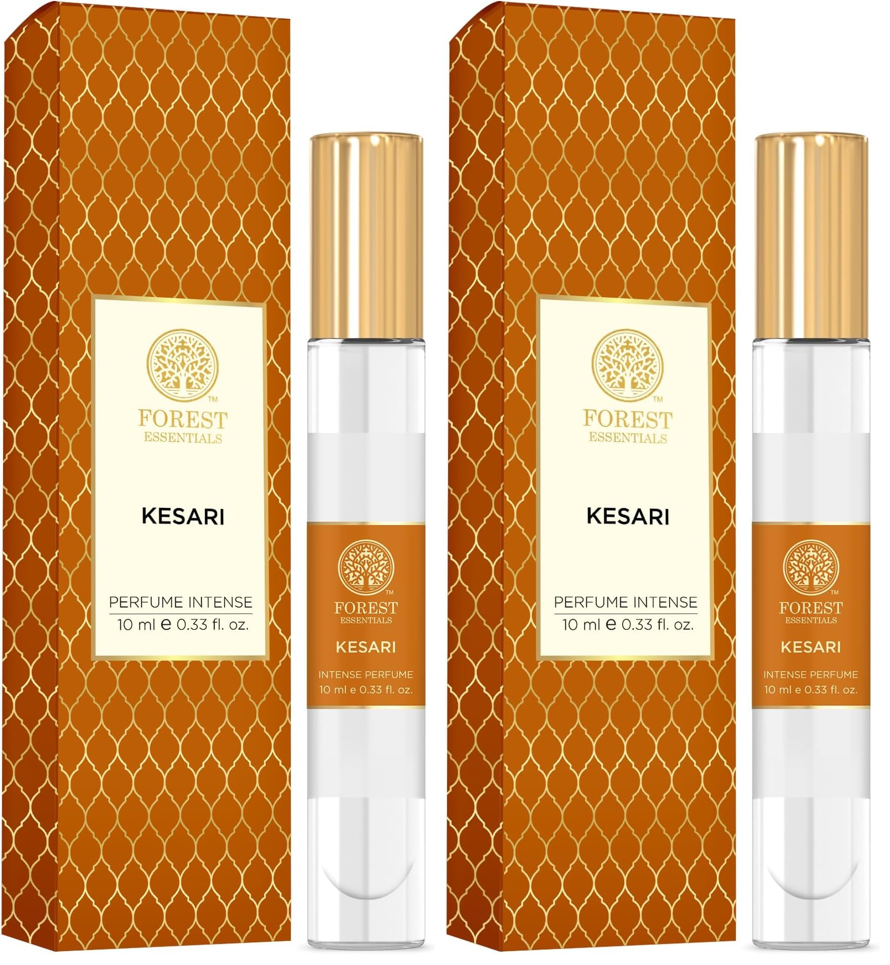 Forest Essentials Intense Perfume Lime Saffron Oudh | Natural Flower Scent | Lasts Through the Day (Pack of 2)-image-26