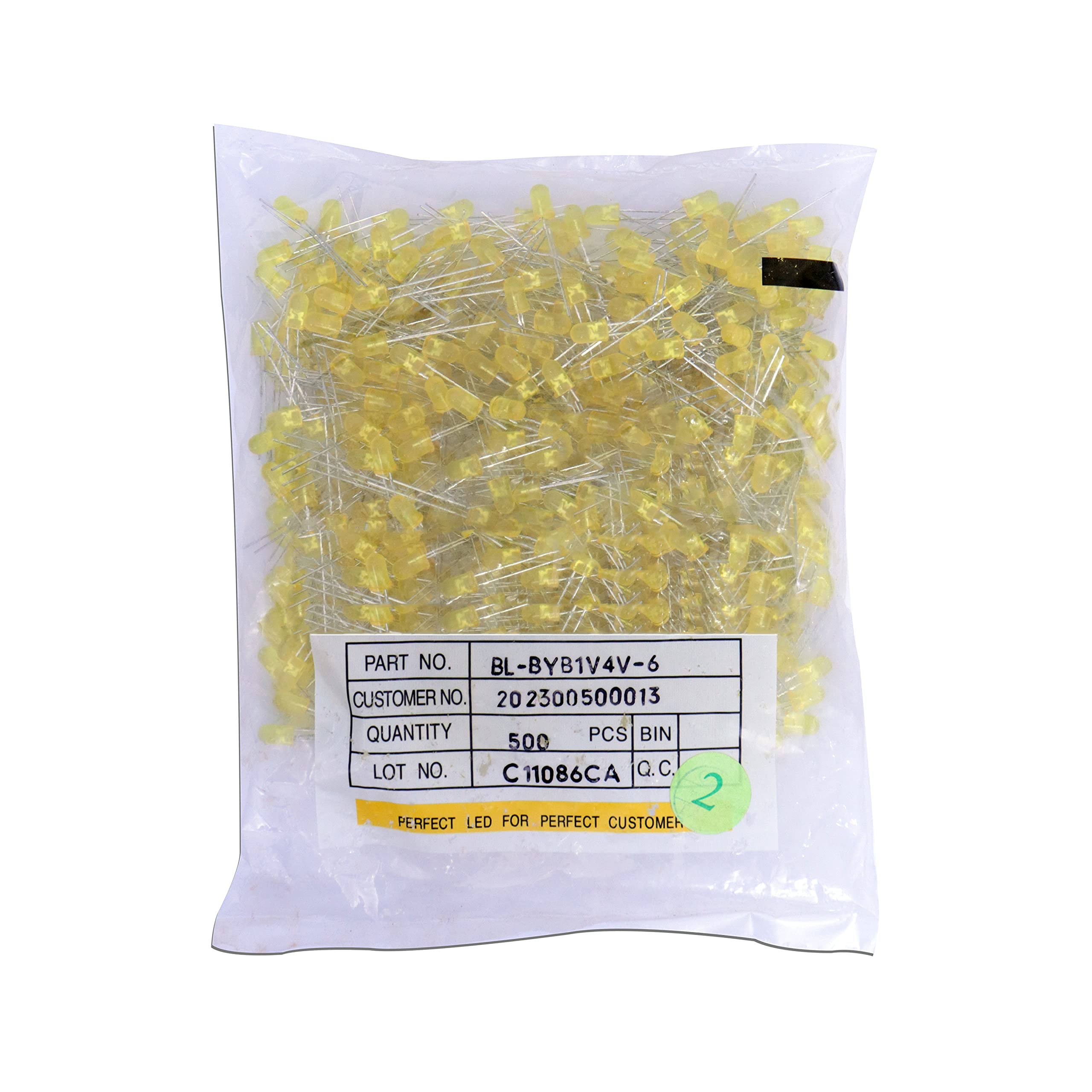 Electronic Spices 500pcs Ultra Bright 5mm LED Light Emitting Diode Diffused Yellow (B09CQ9S72X) Amazon Price History, Amazon Price Tracker